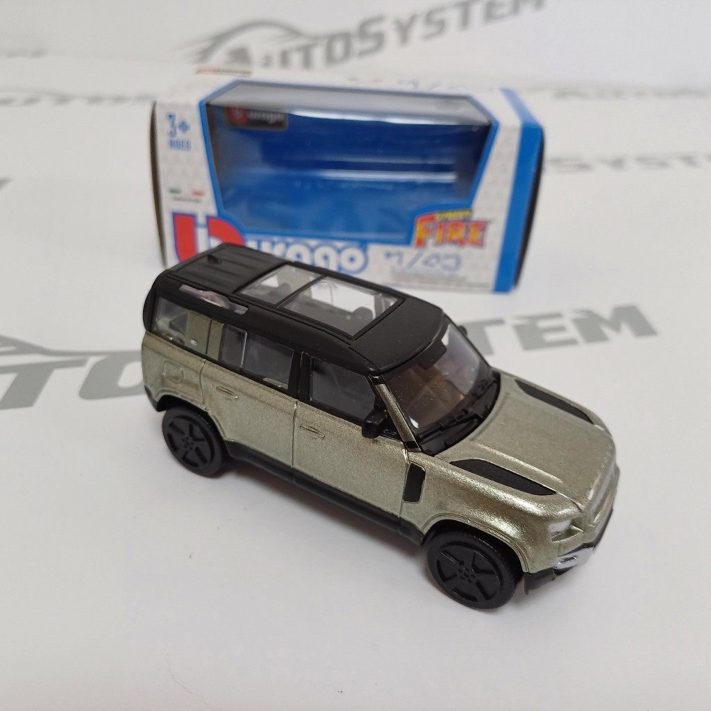 Burago Auto Igračka Land Rover Defender 110, 1:43, Zlatni