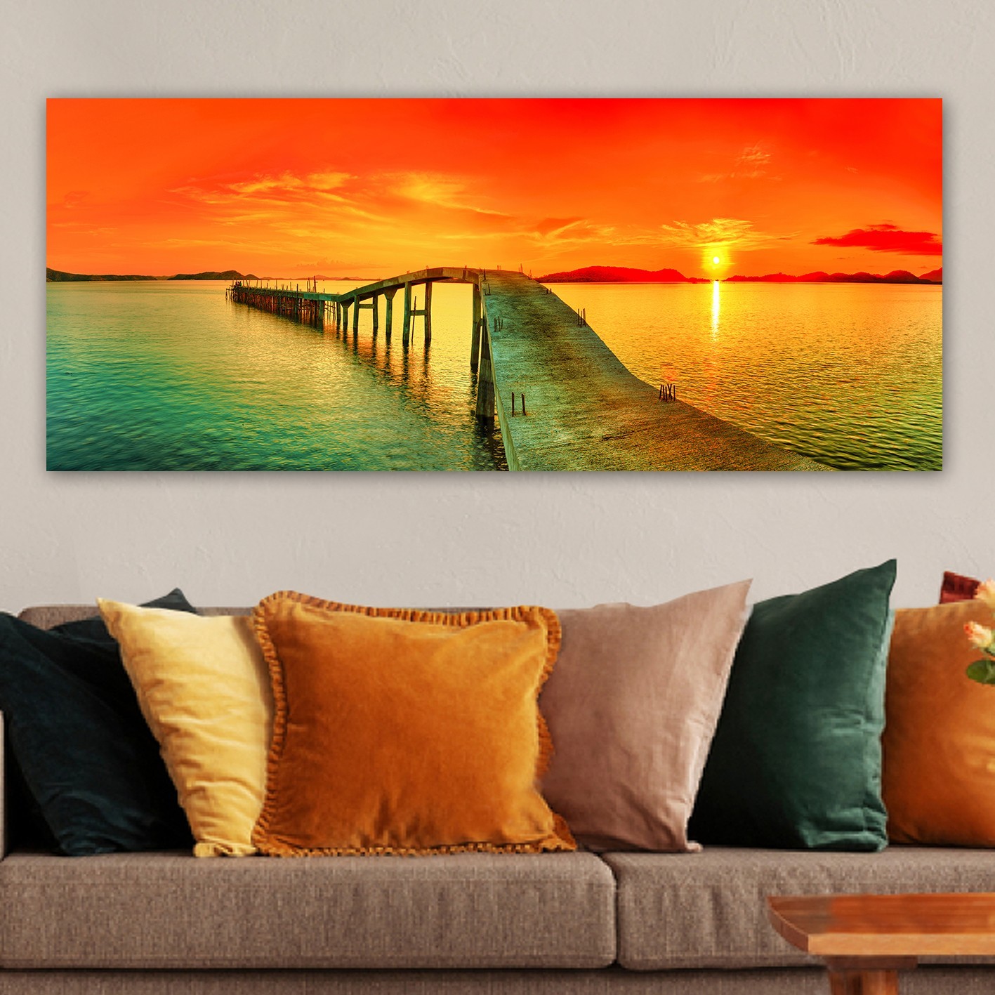 Slika na zidu na platnu 50x120cm