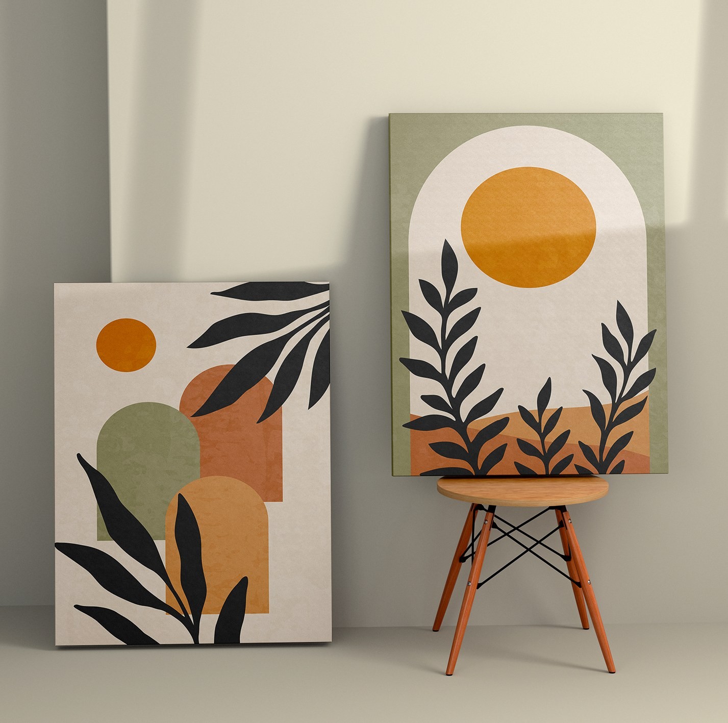 Wallity slika na platnu u 2 dijela