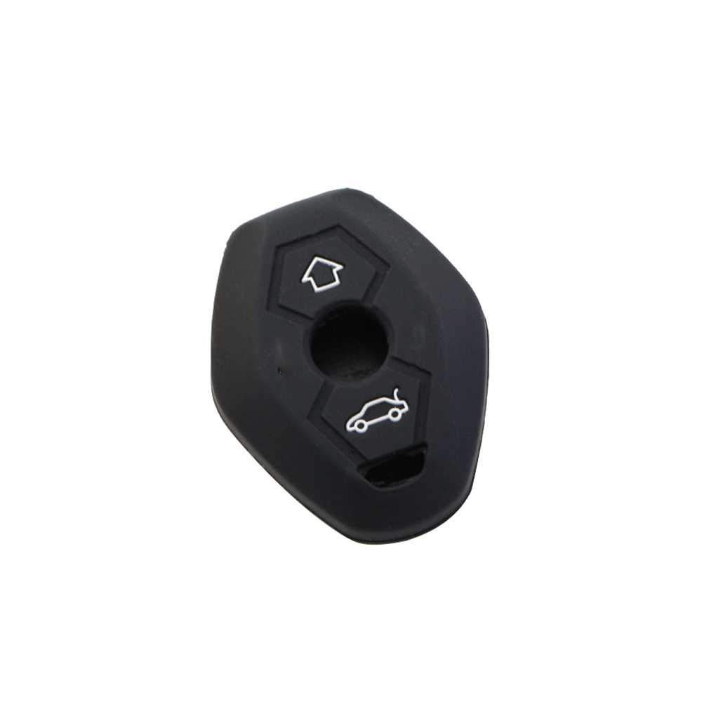 Navlaka Za Ključ Silikonska Bmw Tip 1 Crna (Dvije Tipke)