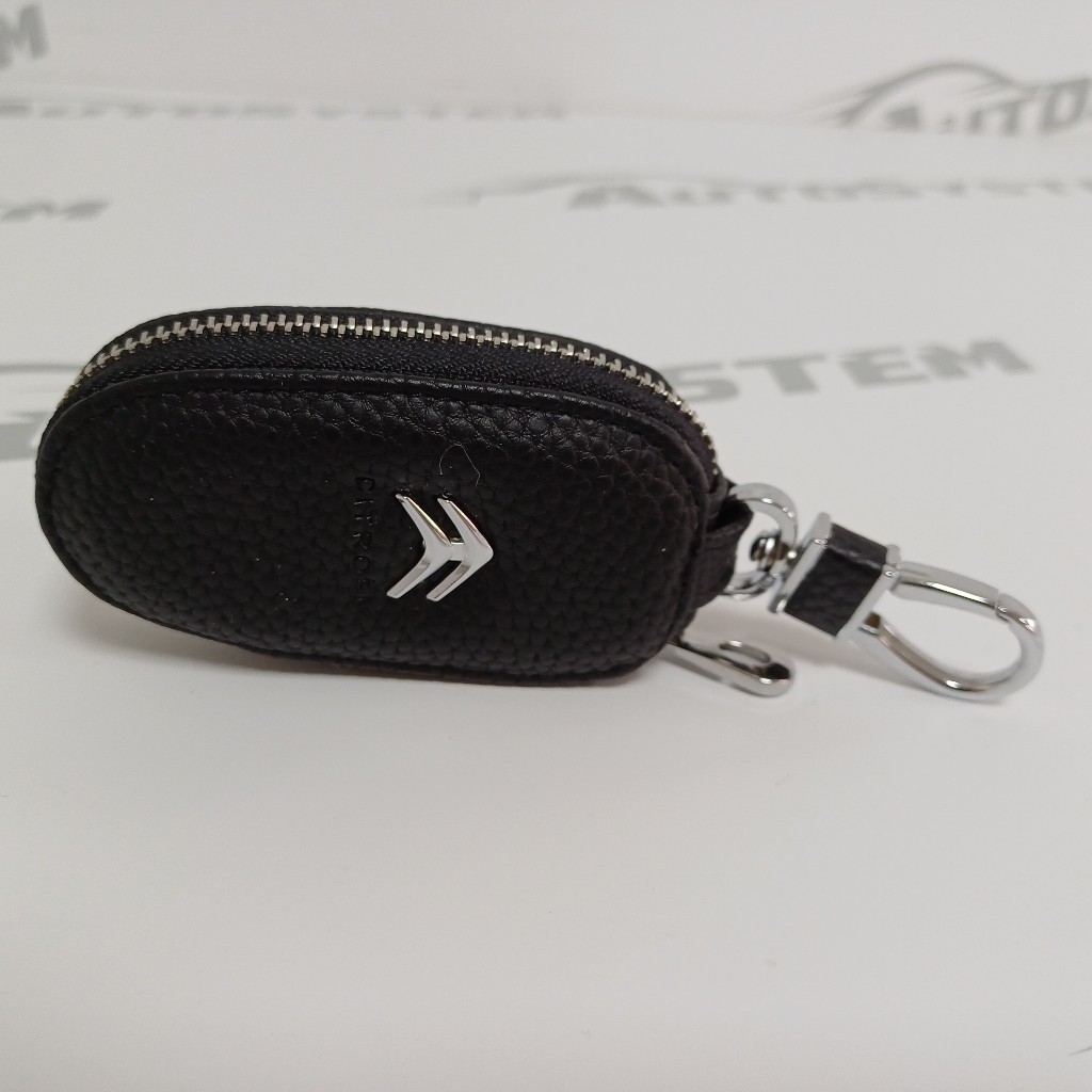 Torbica Kožna Za Ključ Crna Citroen