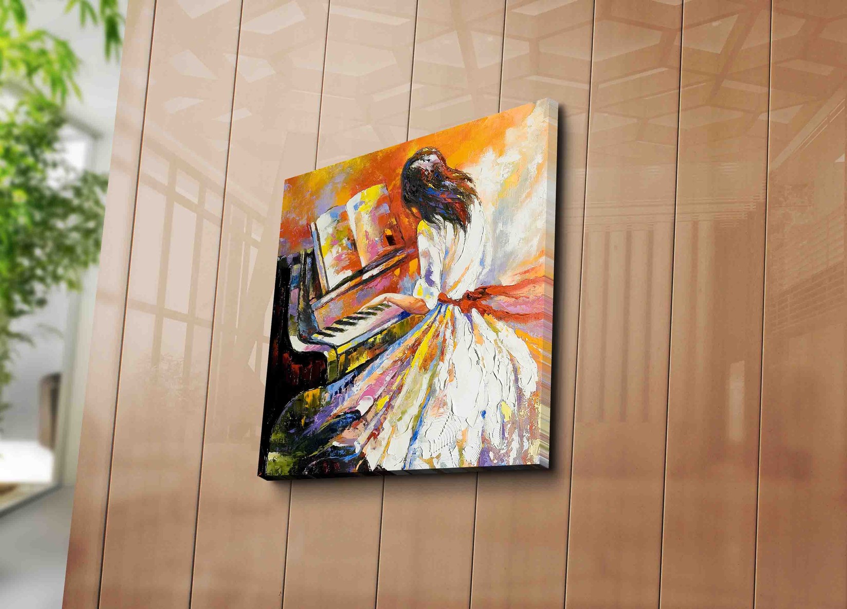 Slika na zidu na platnu 45x45cm