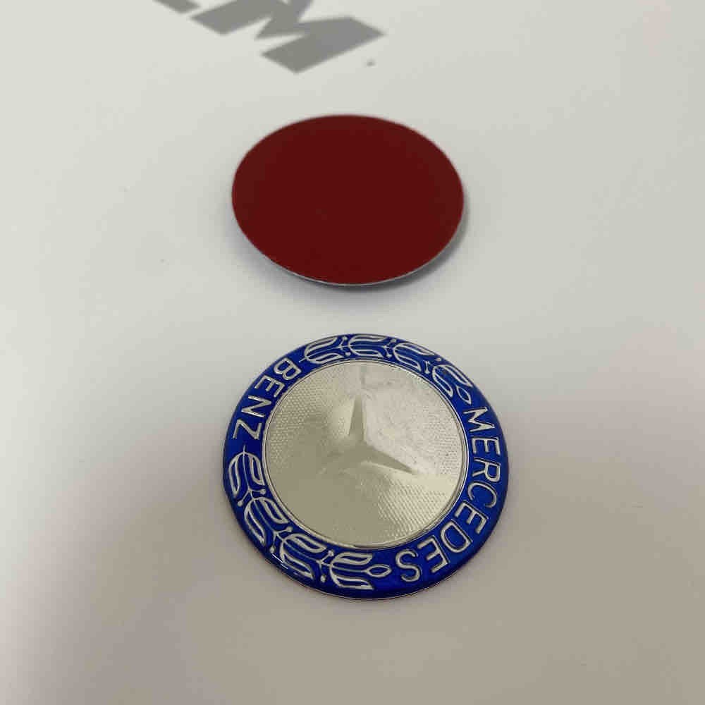 Oznaka Plastična Asy Mercedes Fi38Mm (Plavi Rub)