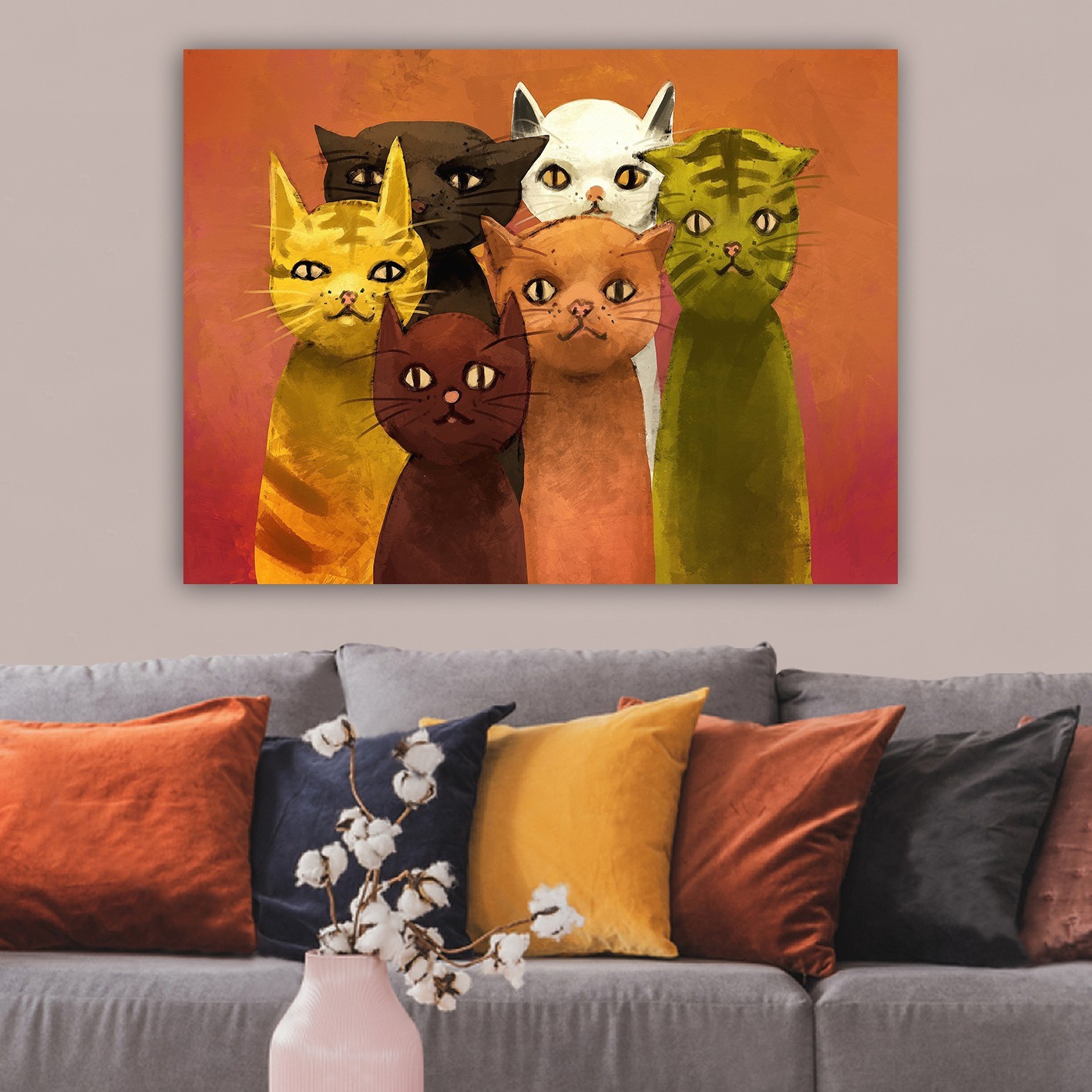 Slika na zidu na platnu 70x100cm