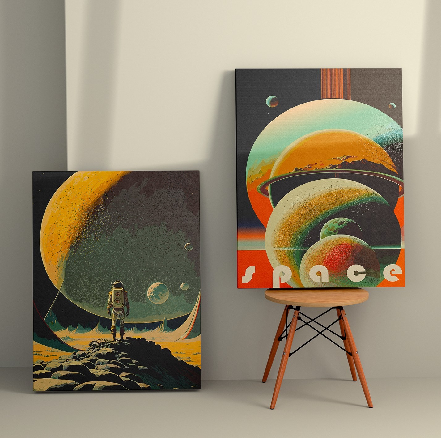 Wallity slika na platnu u 2 dijela