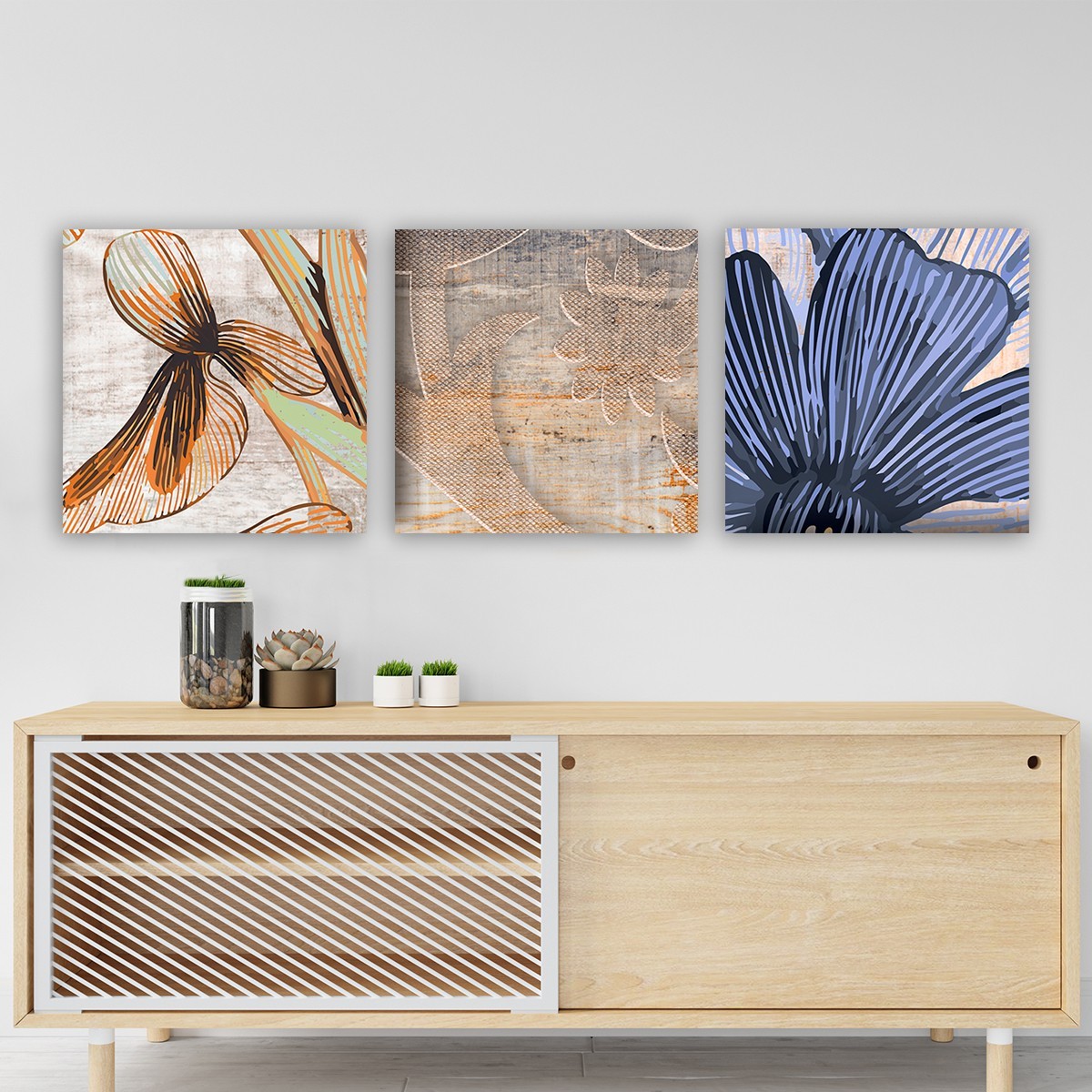 Wallity slika na platnu u 3 dijela