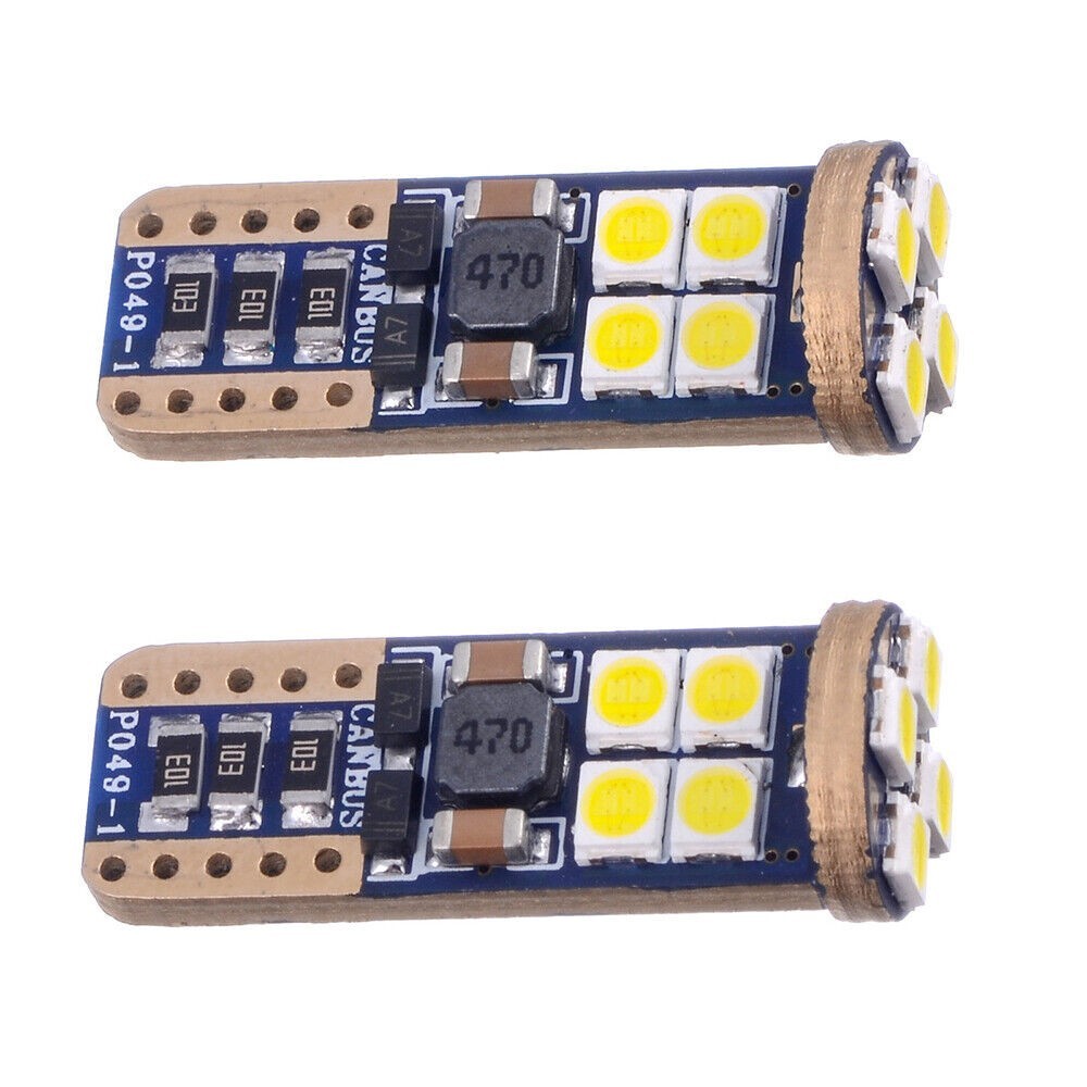 Autosystem Sijalice Led 12V T10 12Smd Canbus Bijela (Par)