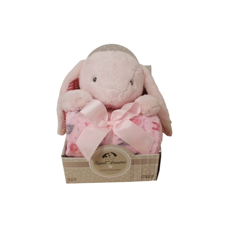 Sweet dreams Set za nježne snove igračka Zeko, Rozi