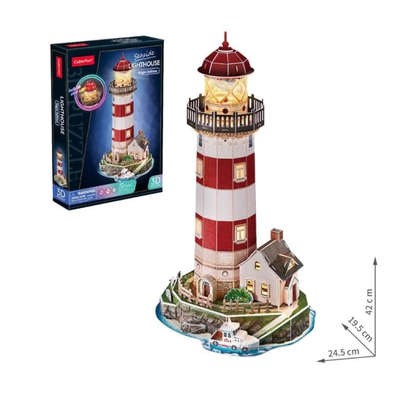 Cubic fun Slagalica Lighthouse L540H 205409, 54 Dela