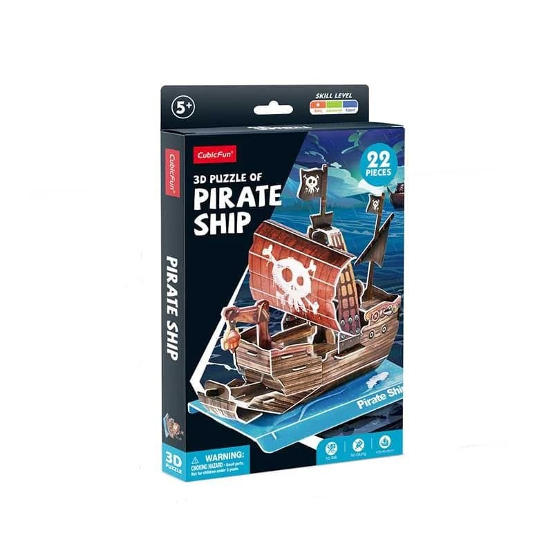 Cubic fun Slagalica Pirate Ship W3121H 231996, 22 Dela
