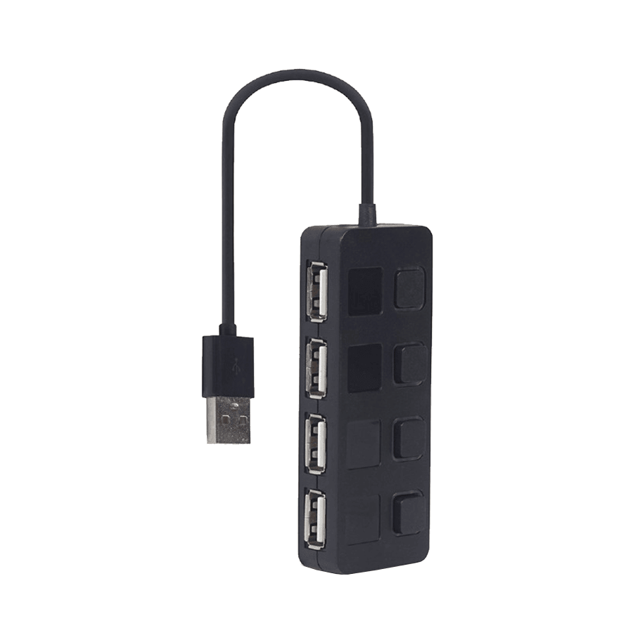 Gembird USB HUB 4 port USB 2.0, UHB-U2P4-05, Crni
