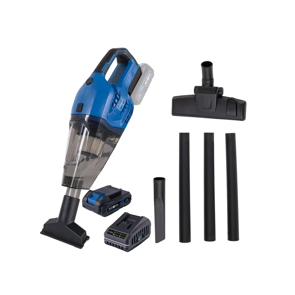 Scheppach Aku štapni usisivač IXES C-HVC150-X, Set S, 1x2Ah, Plavo-crni