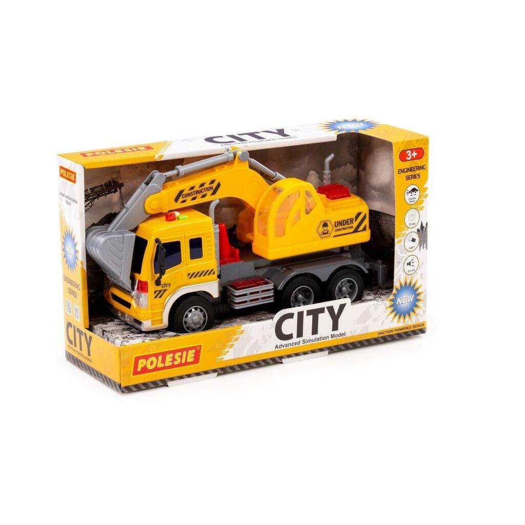 Polesie City kamion rovokopač, Narandžasti