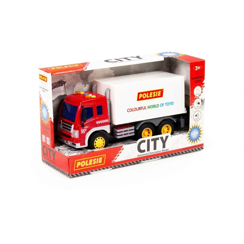 Polesie City kamion sa kištrom, Belo-crveni