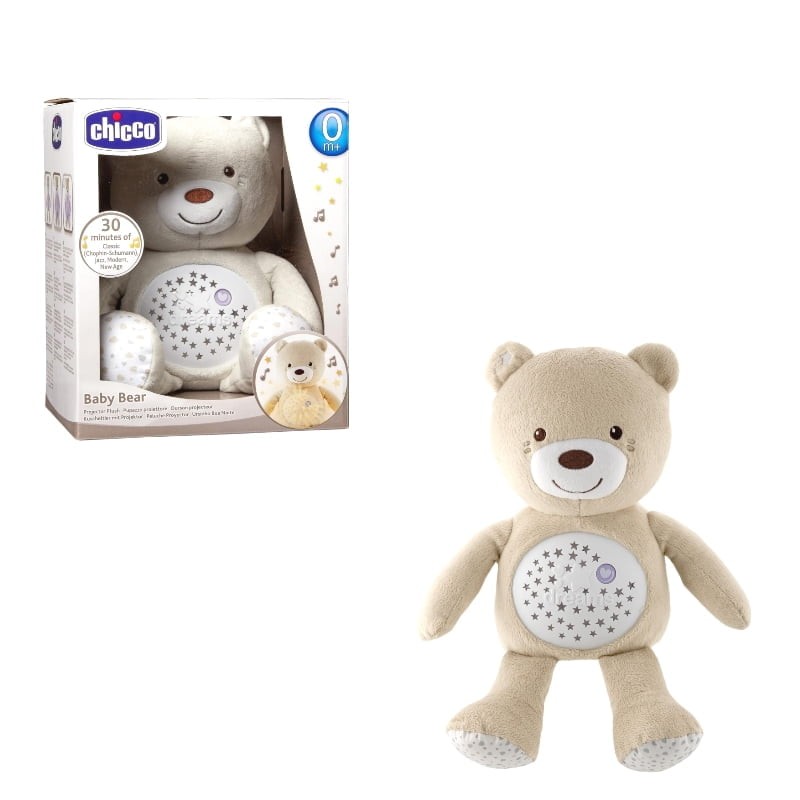 Chicco Plišani medo s projektorom, Smeđi