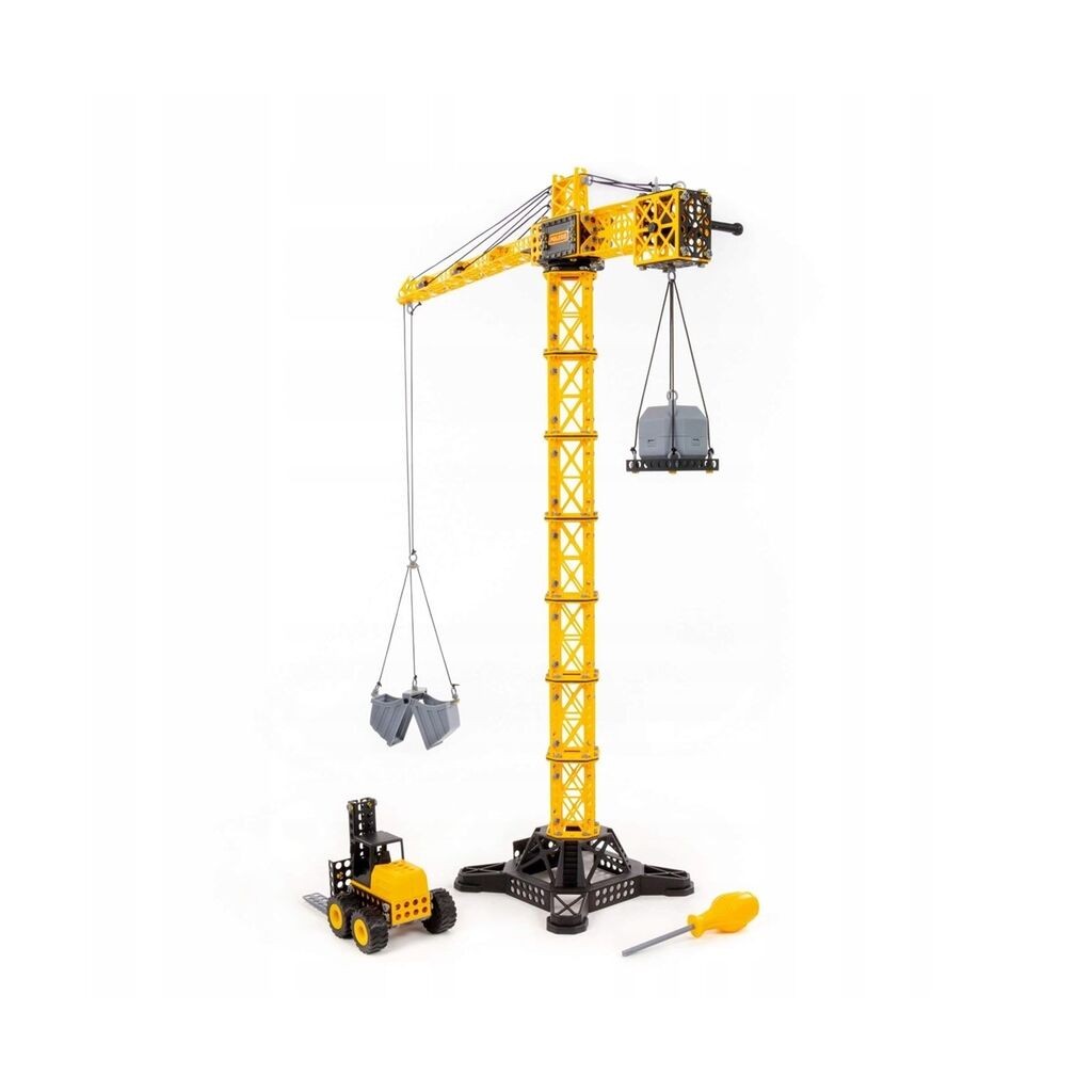Polesie Jumbo Kran set, Žuta