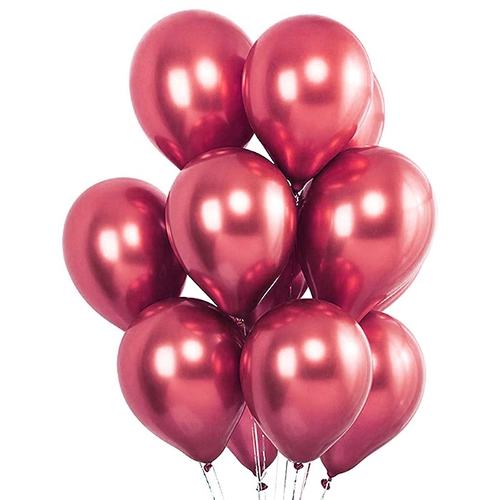 Baloni za puhanje, 6 komada, Crveni