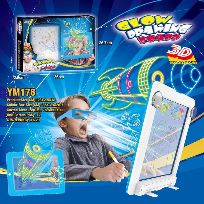 Ploča za crtanje 3D Sketchpa Igr YM177/YM178