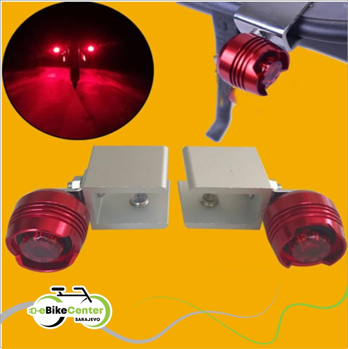 Zadnje pomoćno svjetlo za električni romobil