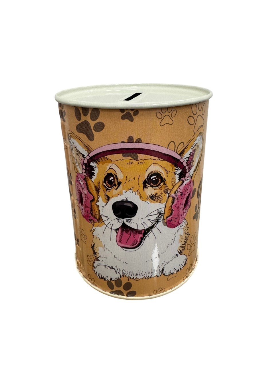 Metalna kasica Fantasy, Narandžasto-Bijela