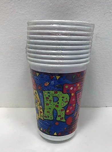 Plastične čaše Party, 10 komada, Šarene