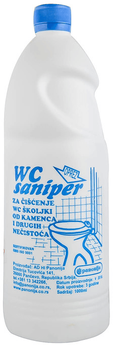 Pannonia sredstvo za dezinfekciju WC šolje, 1l
