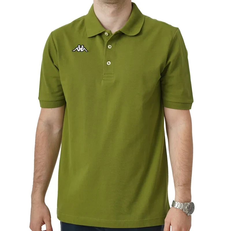 Kappa muška polo majica Logo Sharas, maslinasta