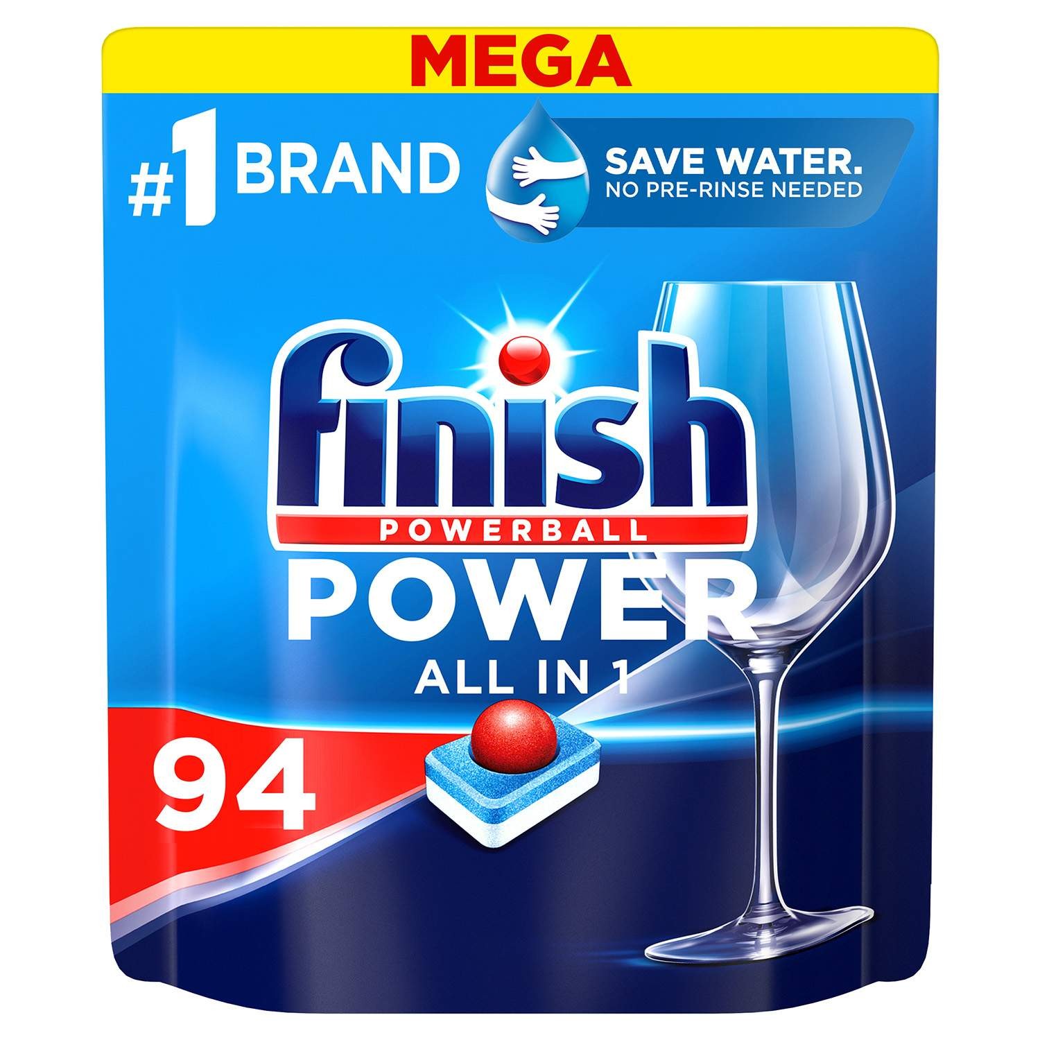 Finish Power tablete za mašinu za pranje posuđa, 94 komada