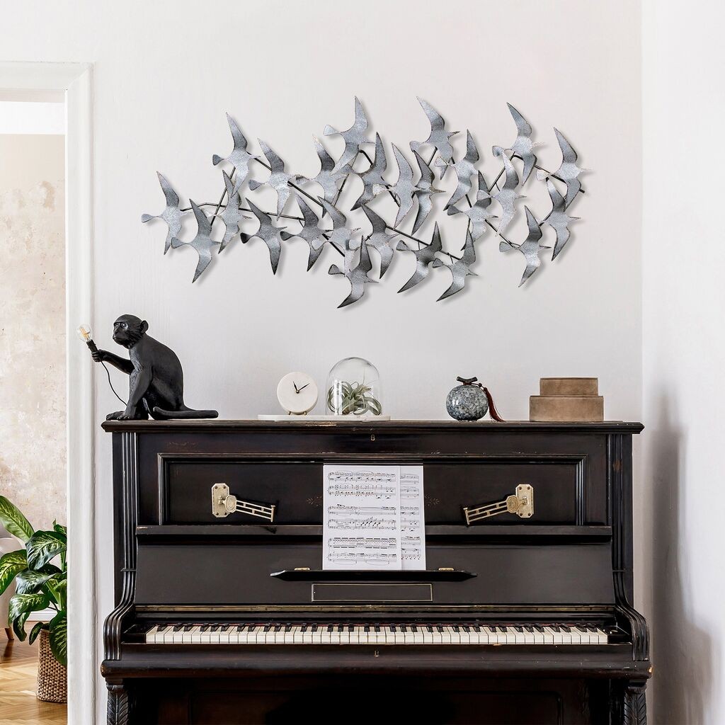 Wallity Zidna dekoracija Martilar 3, 59x124cm, Srebrna