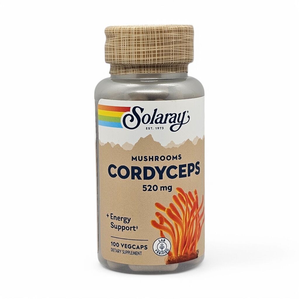 SOLARAY Cordyceps 520mg, 100 kapsula