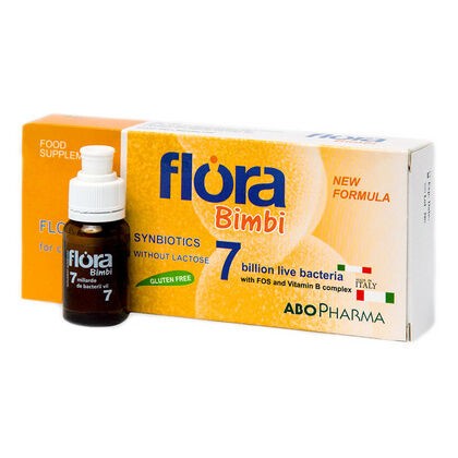 Abopharma Flora Bimbi ampule probiotik, 6 bočica