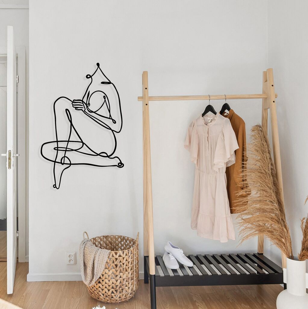 Zidna dekoracija Bello, 40,5x61cm, crna