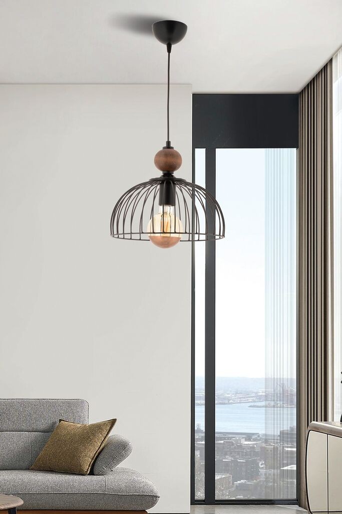 Opviq Luster Dorris drvo, 30 cm, IP20, crno