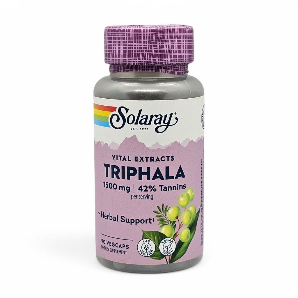 SOLARAY Triphala 500mg, 90 kapsula