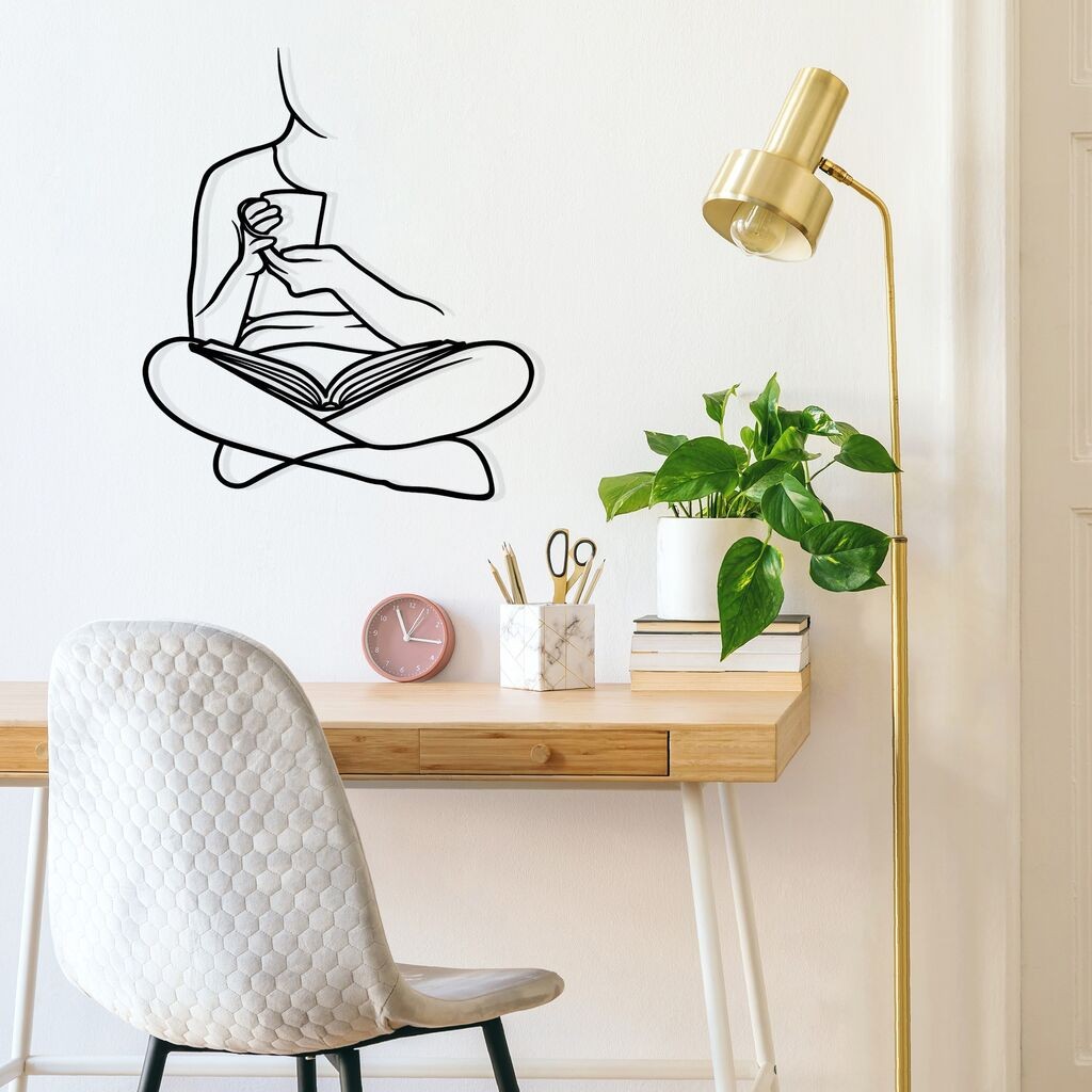 Zidna dekoracija Alegria, 44,5x52cm, Crna