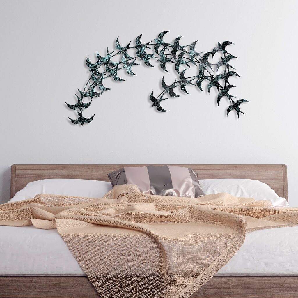 Wallity Zidna dekoracija Kirlangic, 75x136cm, Crna