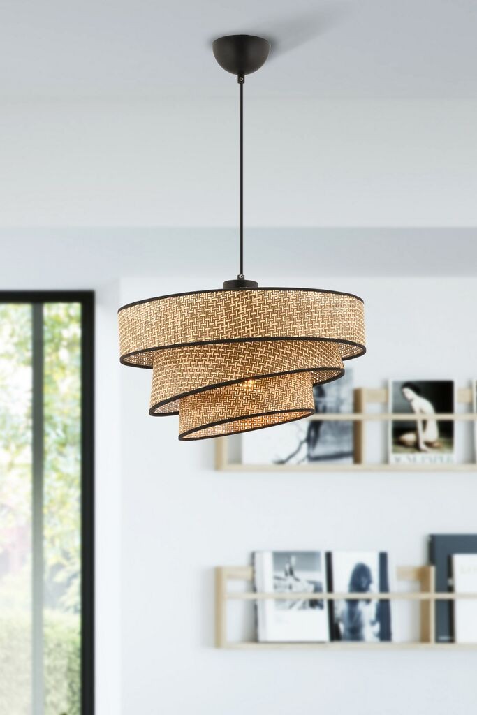 Opviq Luster Couper Hazeran, 40x40cm, bež-crna