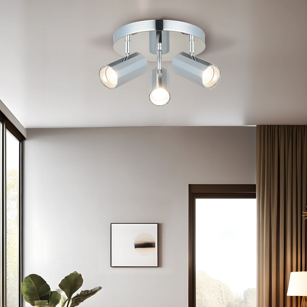 Opviq Luster Oktano-51-23, O6, 12cm, IP20 Srebrna boja