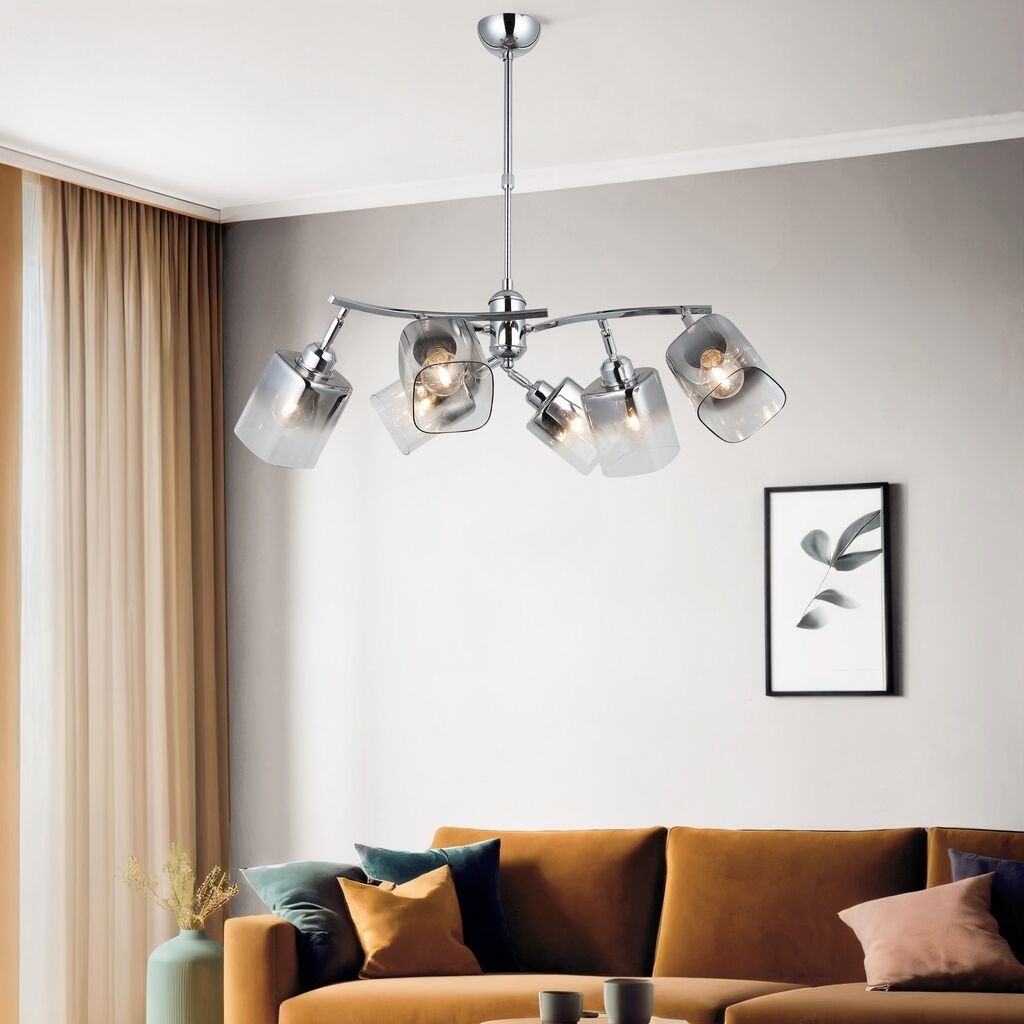 Opviq Luster Derma-51-06, O10, 12 cm, IP20 srebrna