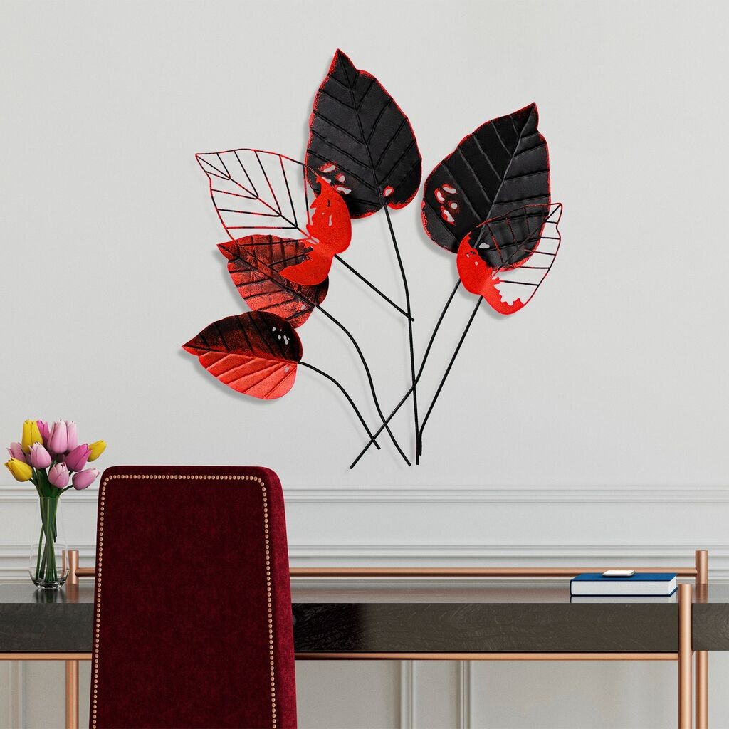 Wallity Zidna dekoracija List 1, 73x76x4cm, Šarena