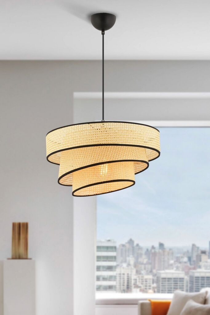 Opviq Luster Couper Hazeran, 40x40cm, krem-crna