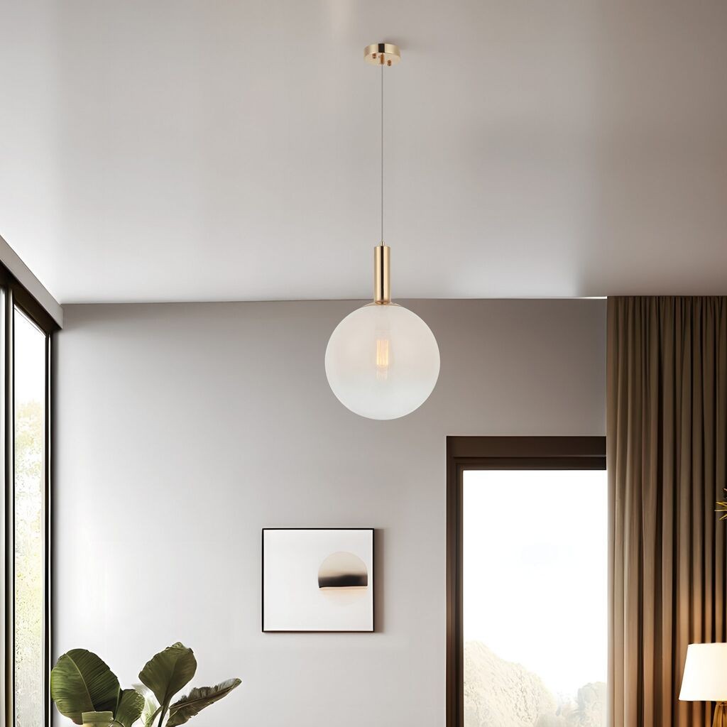 Opviq Luster Vanetta-PB1-WT, O30, 30cm, IP20 Zlatno-bijela boja