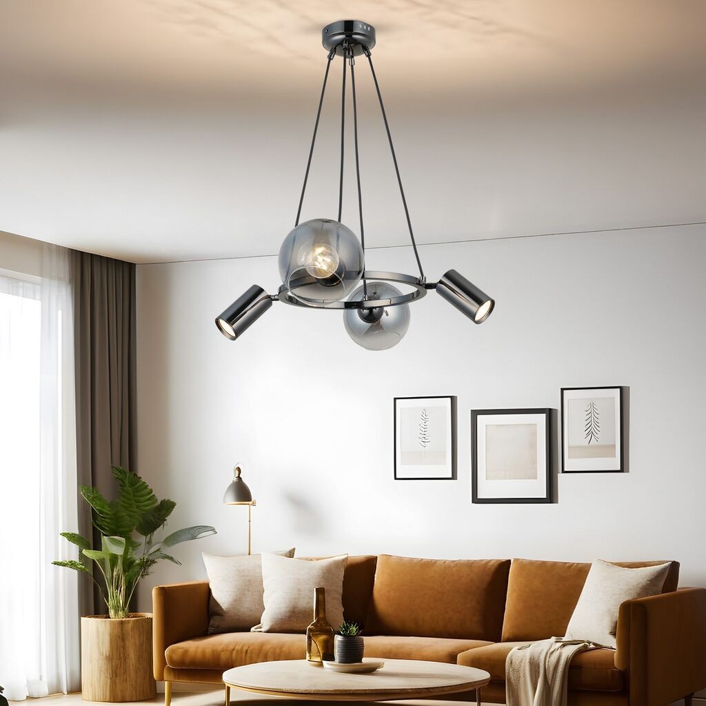 Opviq Luster Zerde-87-04, O14, 12cm, IP20 Antracit