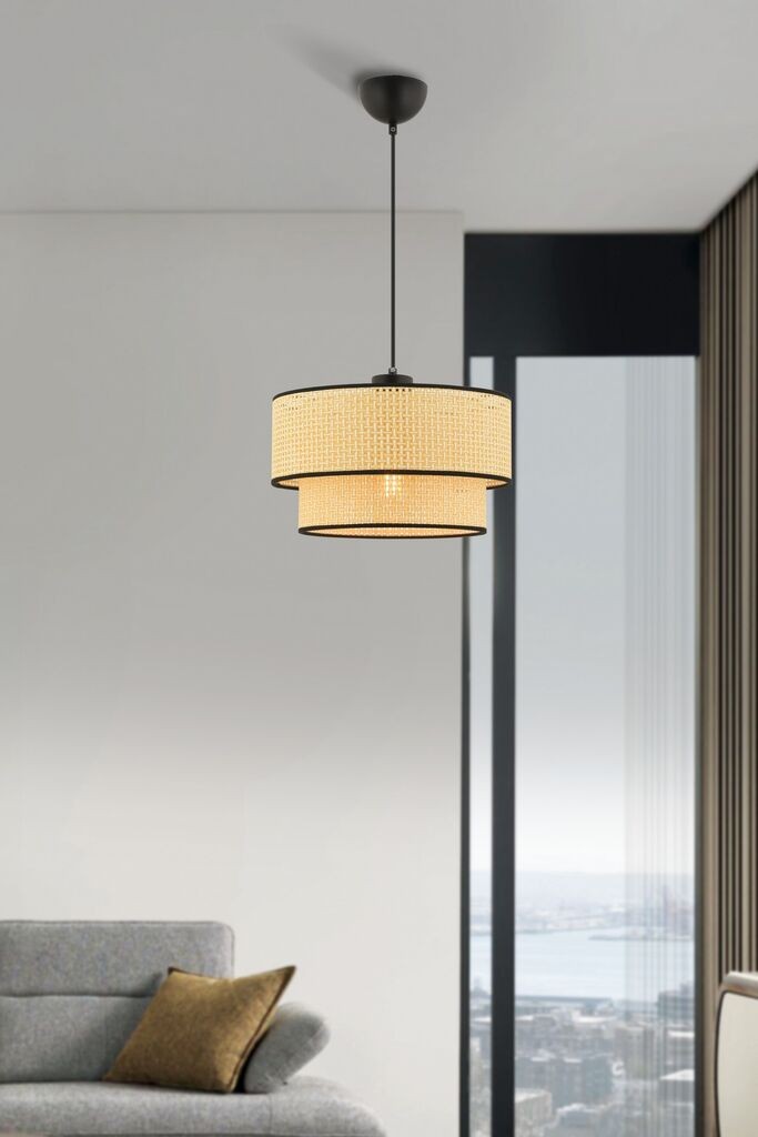 Opviq luster Echo Hazeran, 30x30cm, bež-crni