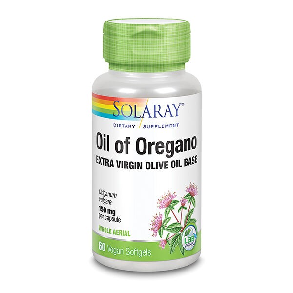 SOLARAY Oil of Oregano 150 mg, 60 kapsula