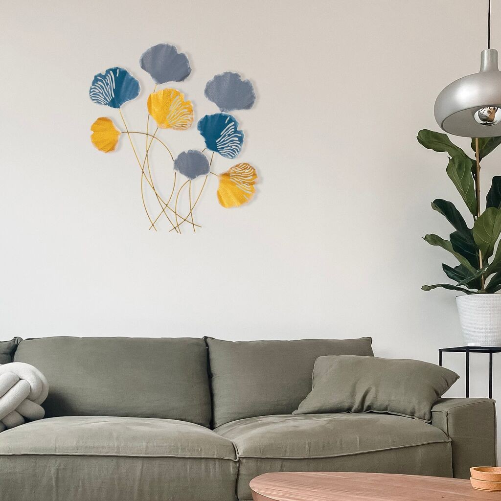 Zidna dekoracija Vuzuh, 76x5x70cm, Šarena