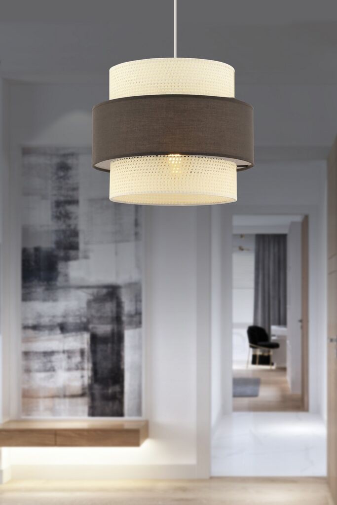 Opviq Luster Cascade, 30x30cm, smeđe-bijela