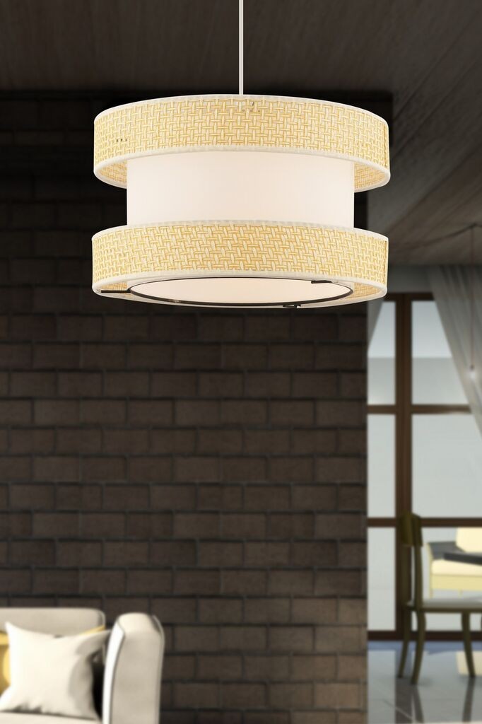 Opviq luster Halo Hazeran, 40x40cm, bež-bijela