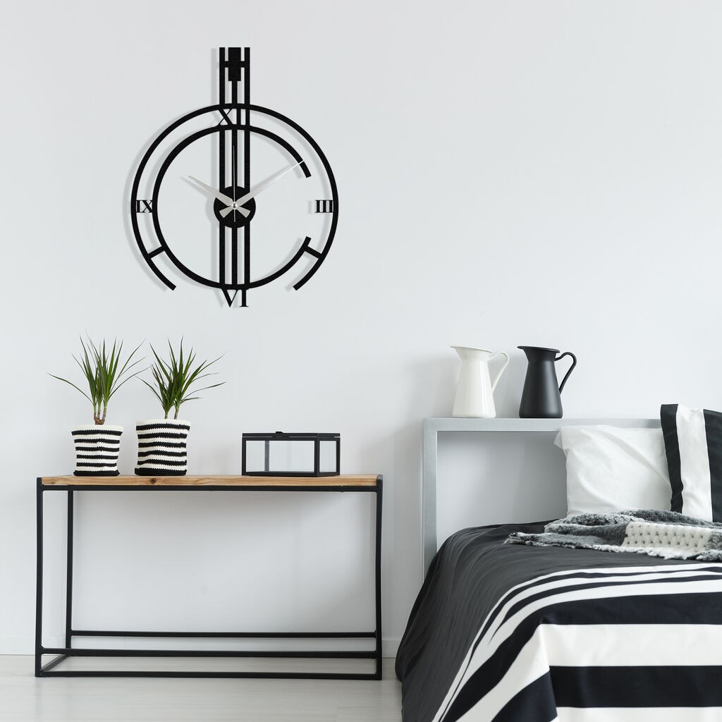 Zidna dekoracija Dalmacyali, 53x66cm, Crna