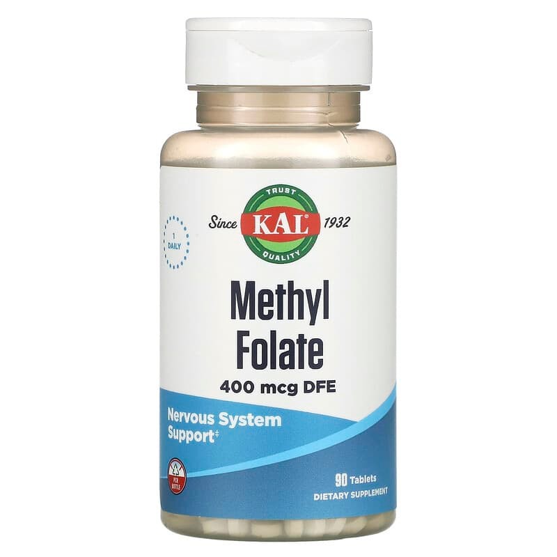 Kal Methyl Folate 400mcg, 90 tableta